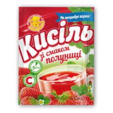 Кисіль "Полуниця" 65 г./ 25 шт.ТМ "Поварёнок"
